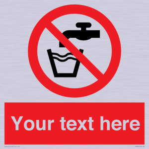 Custom prohibition not drinking water